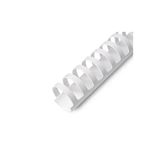 Argolas PVC Encadernar 19/20mm Branco 165 Folhas 100un