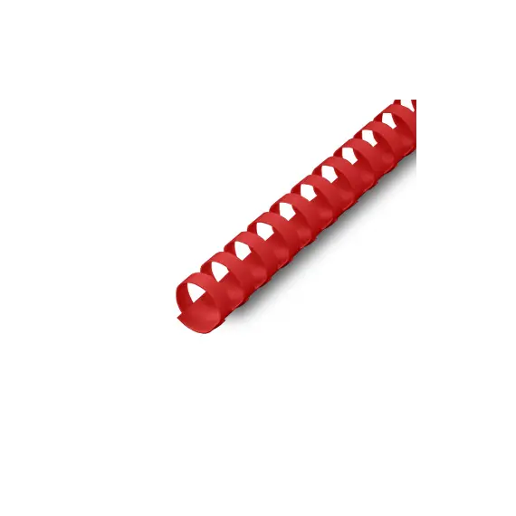 Argolas PVC Encadernar 16mm Vermelho 130 Folhas 100un