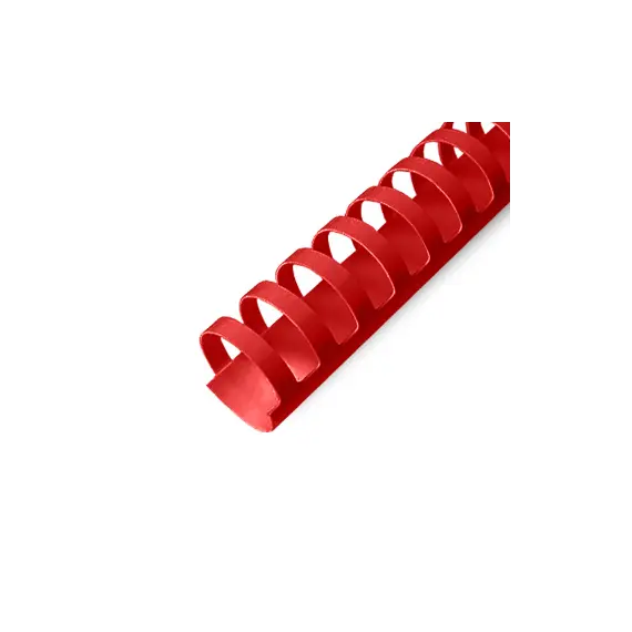 Argolas PVC Encadernar 25mm Vermelho 240 Folhas 50un