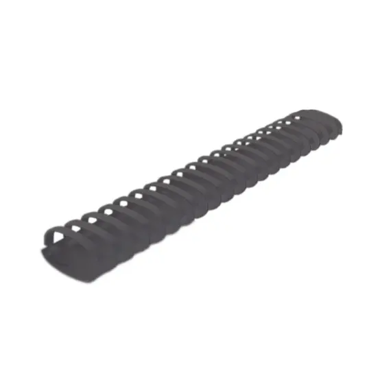Argolas PVC Encadernar 38mm Ovais Preto 375 Folhas 50un
