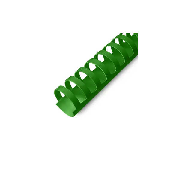Argolas PVC Encadernar 18mm Verde 140 Folhas 100un