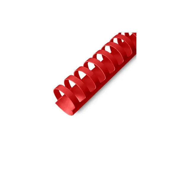 Argolas PVC Encadernar 18mm Vermelho 140 Folhas 100un