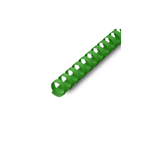 Argolas PVC Encadernar 16mm Verde 120 Folhas 100un