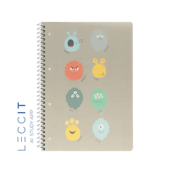 Caderno Espiral A4 Quadriculado PP PLAY ME Monster 80Fls 1un