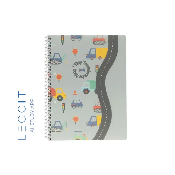 Caderno Espiral A5 Quadriculado PP PLAY ME Cars 80Fls 1un