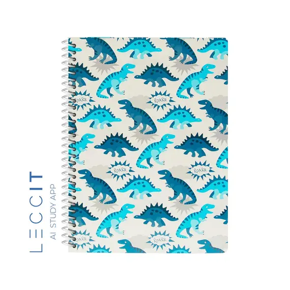 Caderno Espiral A4 Quadriculado DINO 80Fls 1un