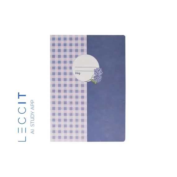 Caderno Agrafado A5 Pautado PROVENCE Vichy 48Fls 1un