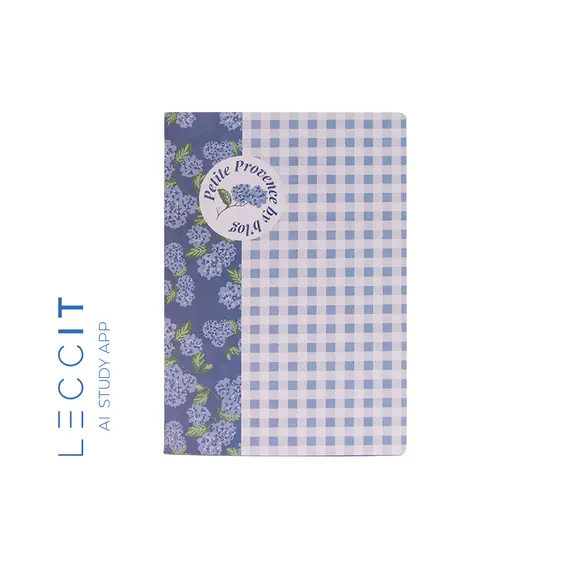 Caderno Agrafado A5 Pautado PROVENCE Flower 48Fls 1un
