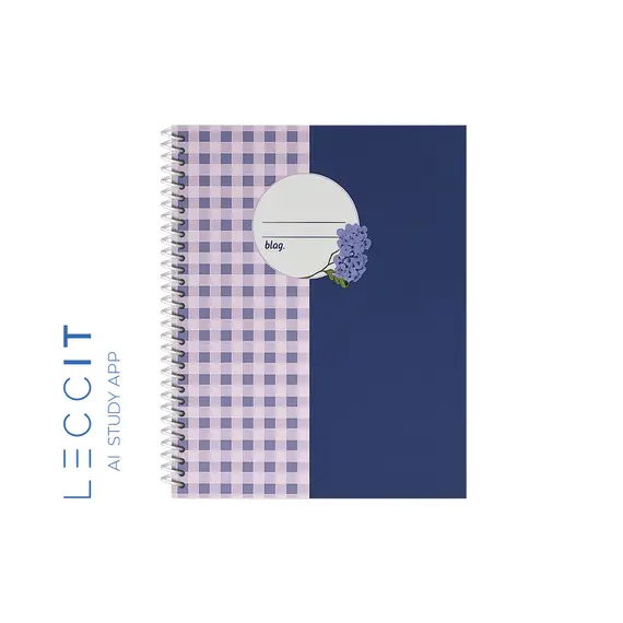 Caderno Espiral A5 Pautado PROVENCE Vichy 80Fls 1un