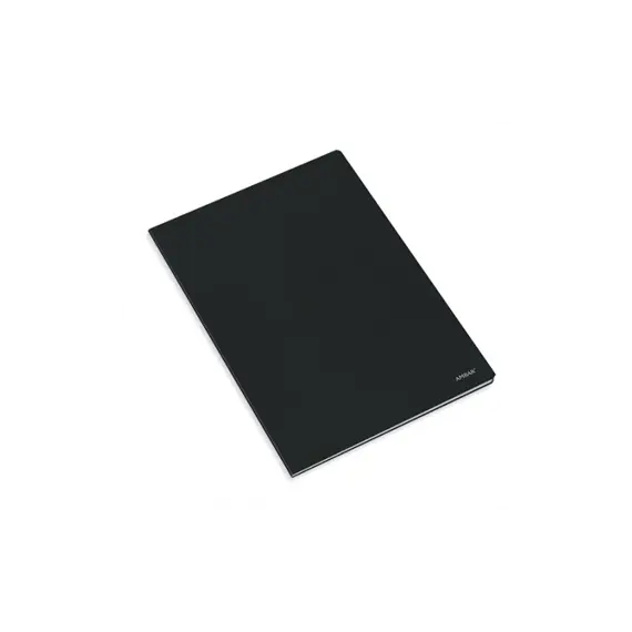Caderno Agrafado A4 Liso Ambar Preto 80Fls 1un