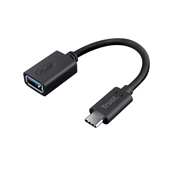 Trust USB Type-C to USB 3.0 Converter - Adaptador de alta velocidade da marca 540 para dispositivos Type-C