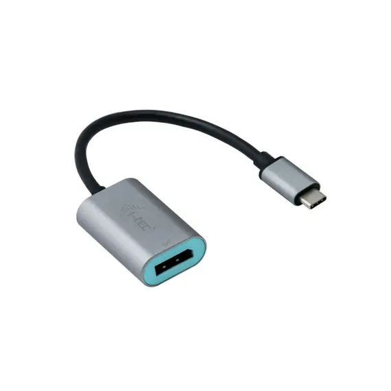 Adaptador USB-C para DisplayPort 4K 60Hz Metal 511 I-TEC | Compatível Thunderbolt 3