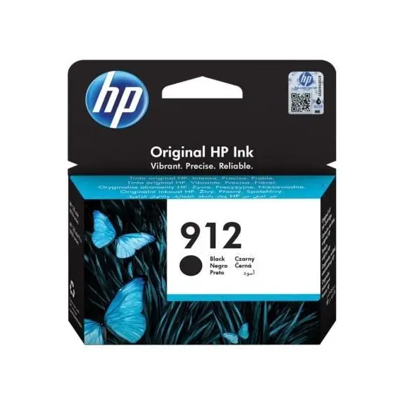 Cartucho de Tinta HP 912 Black - Compatível com Impressoras HP | bluepixel.pt