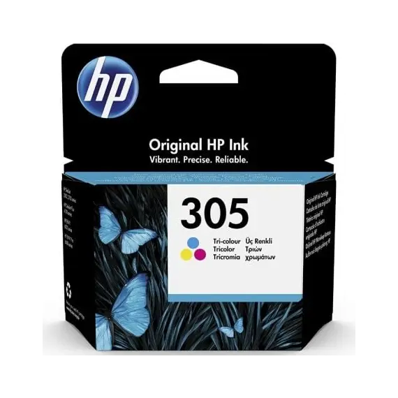Cartucho de Tinta HP 305 Tri-color Original | Compatível com Impressoras HP | BluePixel.pt