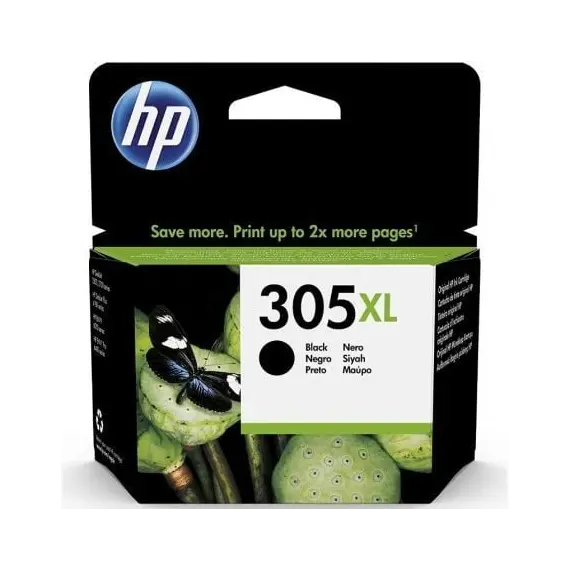 Cartucho HP 305XL High Yield Black Original - Tinta de Alta Capacidade para Impressoras HP | bluepixel.pt
