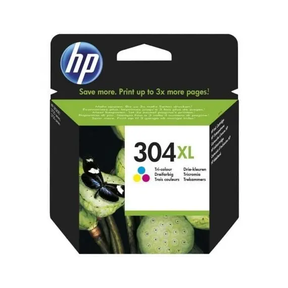 Cartucho HP 304XL Tri-color Original - Tinta de Alta Capacidade para Impressoras HP | bluepixel.pt