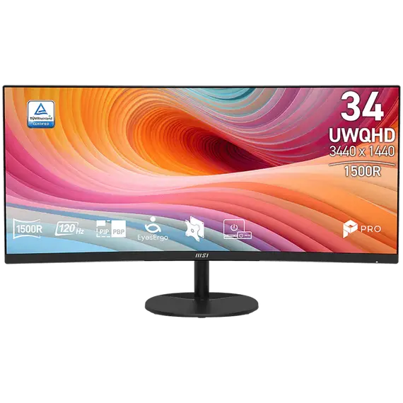 MSI PRO MP341CQ E12 34INCH Curve 120Hz 4ms HDMI DP
