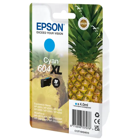 Cartucho de Tinta Cyan 604XL para Epson EPSON 4LB | BluePixel.pt