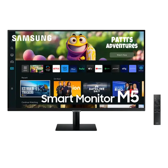 Samsung Smart Monitor M5 CM500 32'' FHD VA Flat 60Hz 4ms Preto | Loja BluePixel