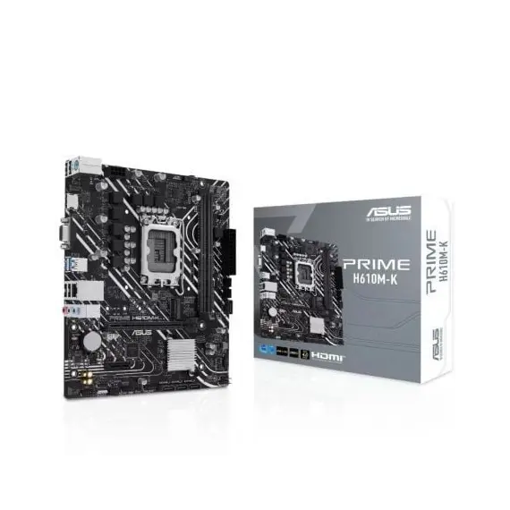 Placa-mãe ASUS PRIME H610M-K LGA 1700, suporte DDR5, microATX, 4 SATA, HDMI 2.1, M.2 - Loja BluePixel