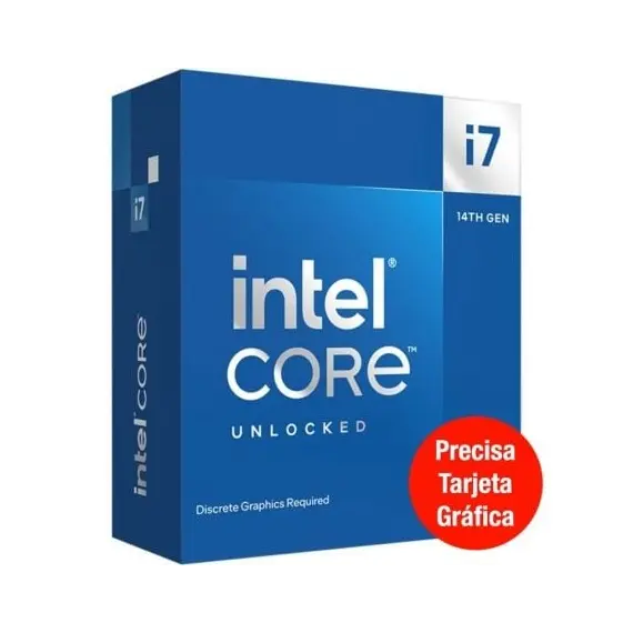 Processador Intel Core i7-14700KF 3.4GHz LGA1700 33MB Cache BOX - Marca 512 | bluepixel.pt