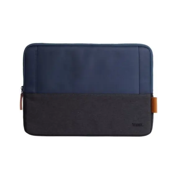 Capa para portátil TRUST Lisboa 13.3'' - Cinza escuro e azul escuro | BluePixel.pt
