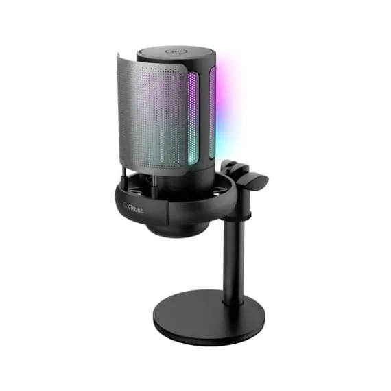 TRUST Illuminated AURON USB Microphone Black