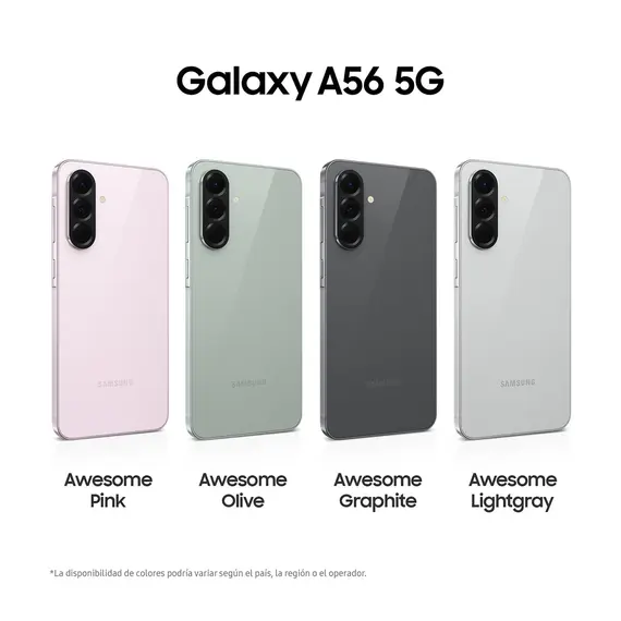SAMSUNG Galaxy A56 5G 8GB 256GB 6.7inch Super Amoled 120HZ FHD+ EXYNOS 1580 5000mha WIFI 6 ESIM Enterprise Eition Black