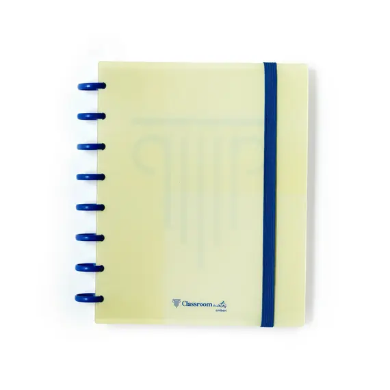 Caderno EcoSmart Classroom A5 PP Ambar Limão 100g 100Fls