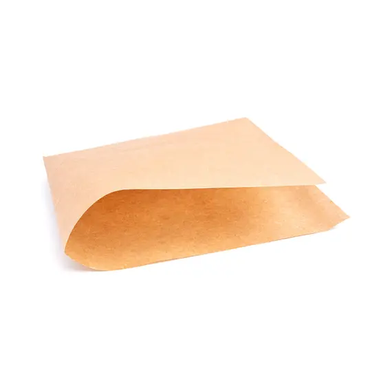 Sacos Papel Anti-Gordura (Abertos) Aquecer Grill Kraft 500un