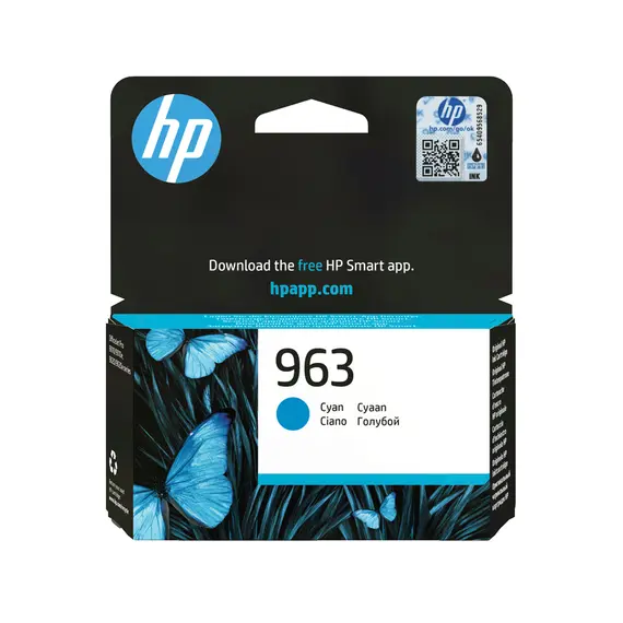 HP 963 Cyan Original Ink Cartridge