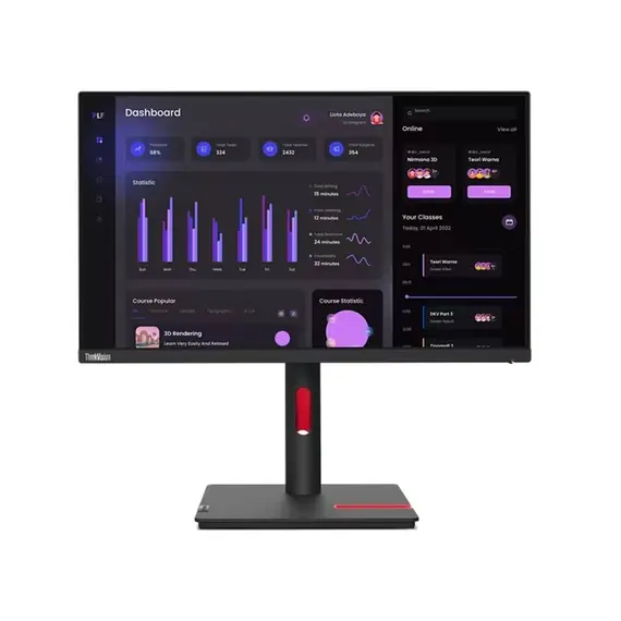 LENOVO ThinkVision T24D-4t 23.8INCH WLED Touch Monitor