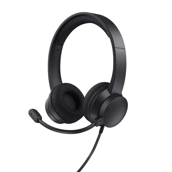 TRUST HS-260 USB - USB C Noise Cancelation On Ear PC Headset ECO