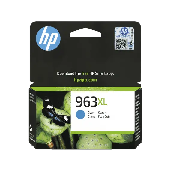 HP 963XL High Yield Cyan Original Ink Cartridge
