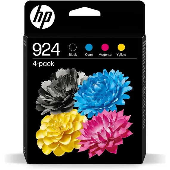 HP 924 CMYK Original Ink Cartridge 4-Pack