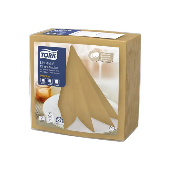 Guardanapos 39x39cm TORK Linstyle Biscoito 1Fls 14x50=700un