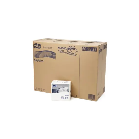 Guardanapos 33x33 2Fls Branco TORK Advanced 36x100=3600un