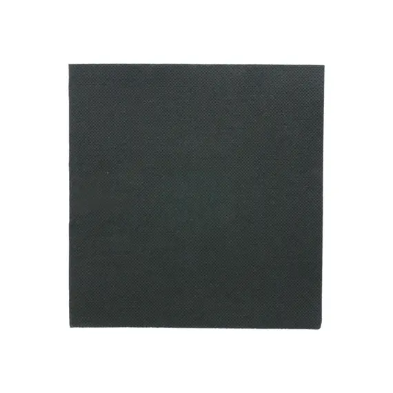 Guardanapos 33x33 2Fls Preto P&P 50un