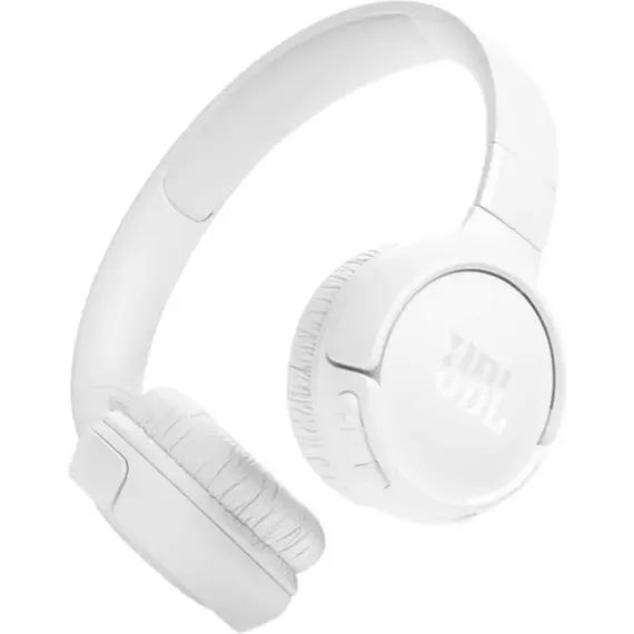 Fones de ouvido JBL TUNE BT T520 Branco - Som de alta qualidade e conectividade Bluetooth | bluepixel.pt