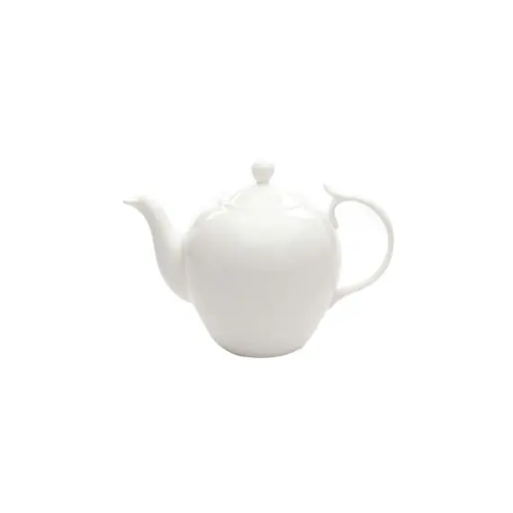 Bule Porcelana Bone China Branco com Filtro 1,4L