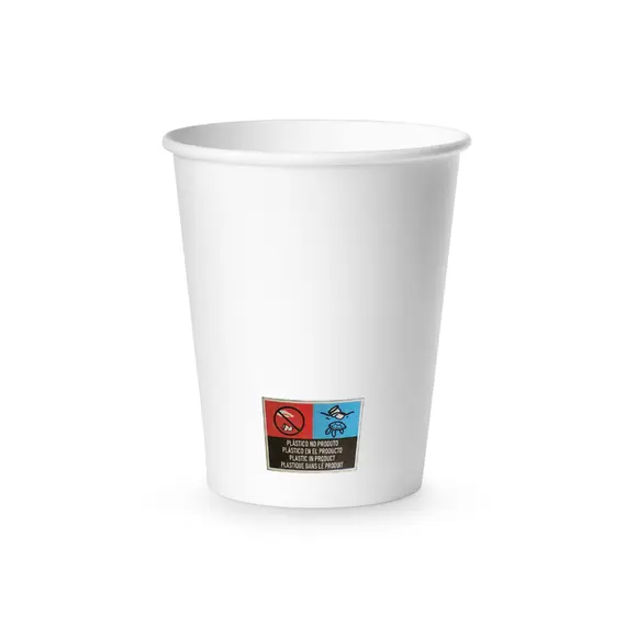 Copos 237ml Papel 8oz Branco 100un