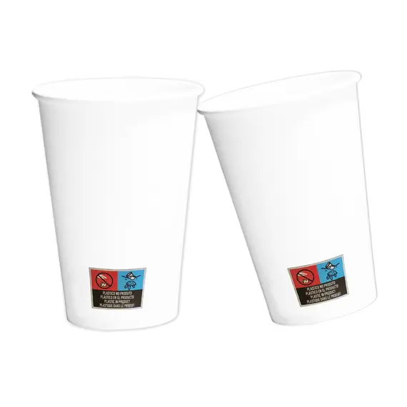 Copos 325ml Papel 11oz Branco 100un