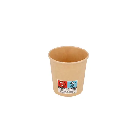 Copos 118ml Cartão Kraft 4oz Bebidas Quentes 50un