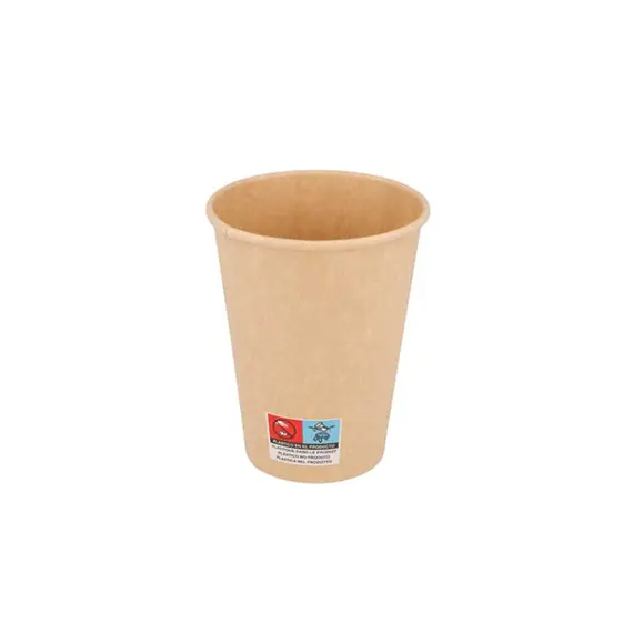 Copos 360ml Cartão Kraft 12oz Bebidas Quentes 50un