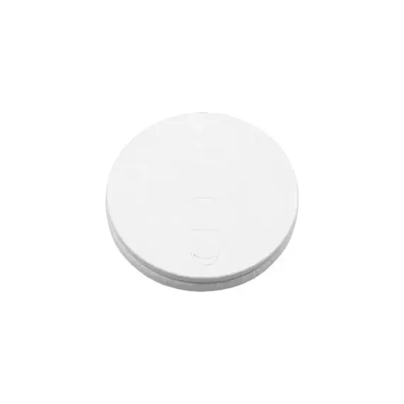 Tampas Copos Papel 240ml Ø8cm Branco 50un