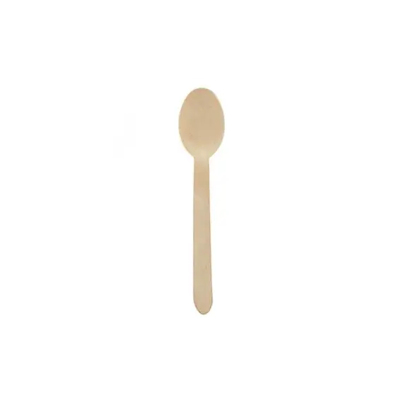 Colheres Sopa Madeira 16cm 100un