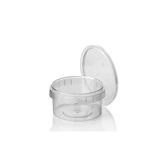 Embalagem Redonda 480ml PP Reutilizável c/Tampa 40un