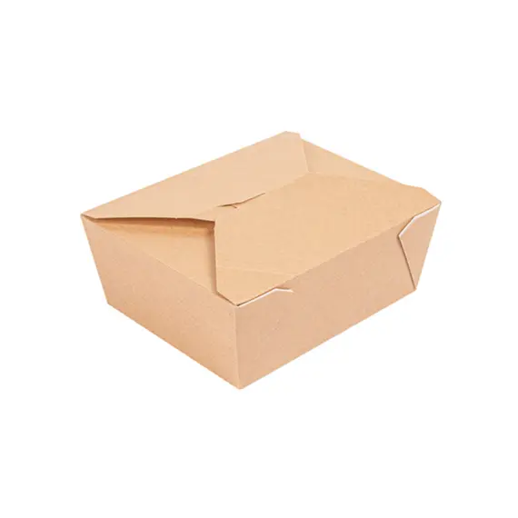 Caixa Cartolina Kraft 15,2x12,1x6,5cm 1350ml THEPACK 50un