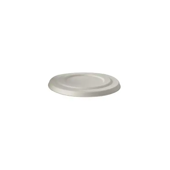 Tampas Tigelas Sopa Cana de Açucar Ø14 cm Natural 600ml 50un