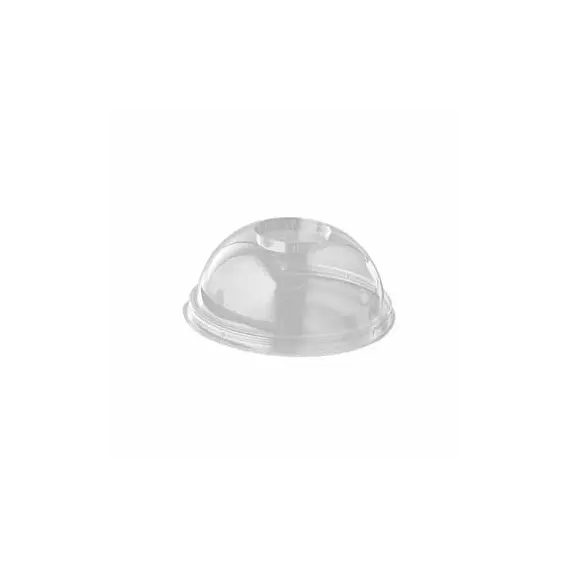 Tampas Copos PLA Transparente Ø9,5cm 100un